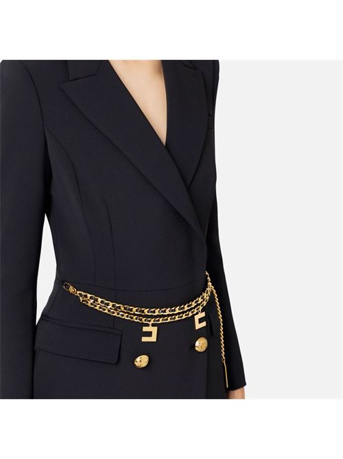 Robe manteau in crêpe stretch con cintura ELISABETTA FRANCHI | AB65746E2110110